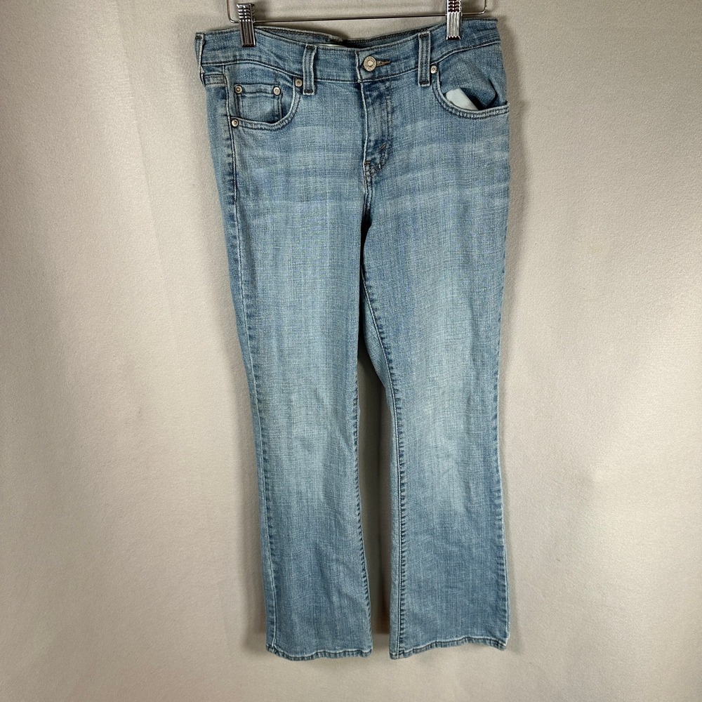 Levi's 515 Bootcut Jeans Women Size 4M Blue Medium Wash Stretch Denim